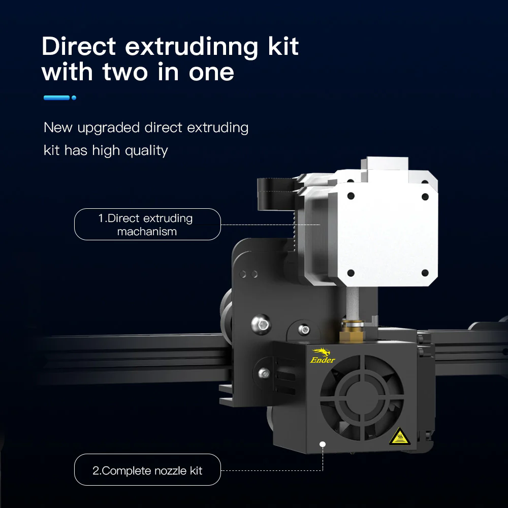 مجموعة الدايركت درايف لطابعات Ender-3/Pro/V2 Direct Drive kit - Image 3