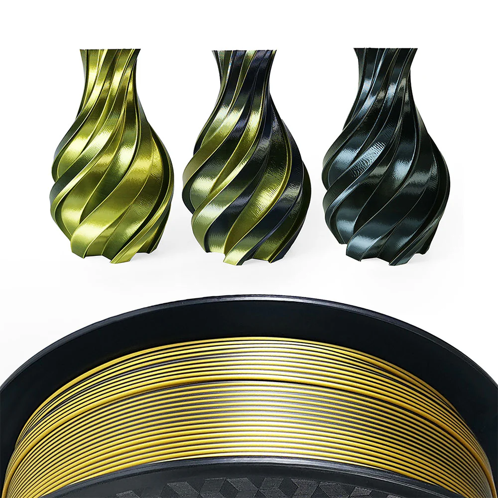 فلمنت الطباعة ثلاثية الأبعاد ثنائي اللون - Dual Color 3D Printing PLA Filament - Image 3