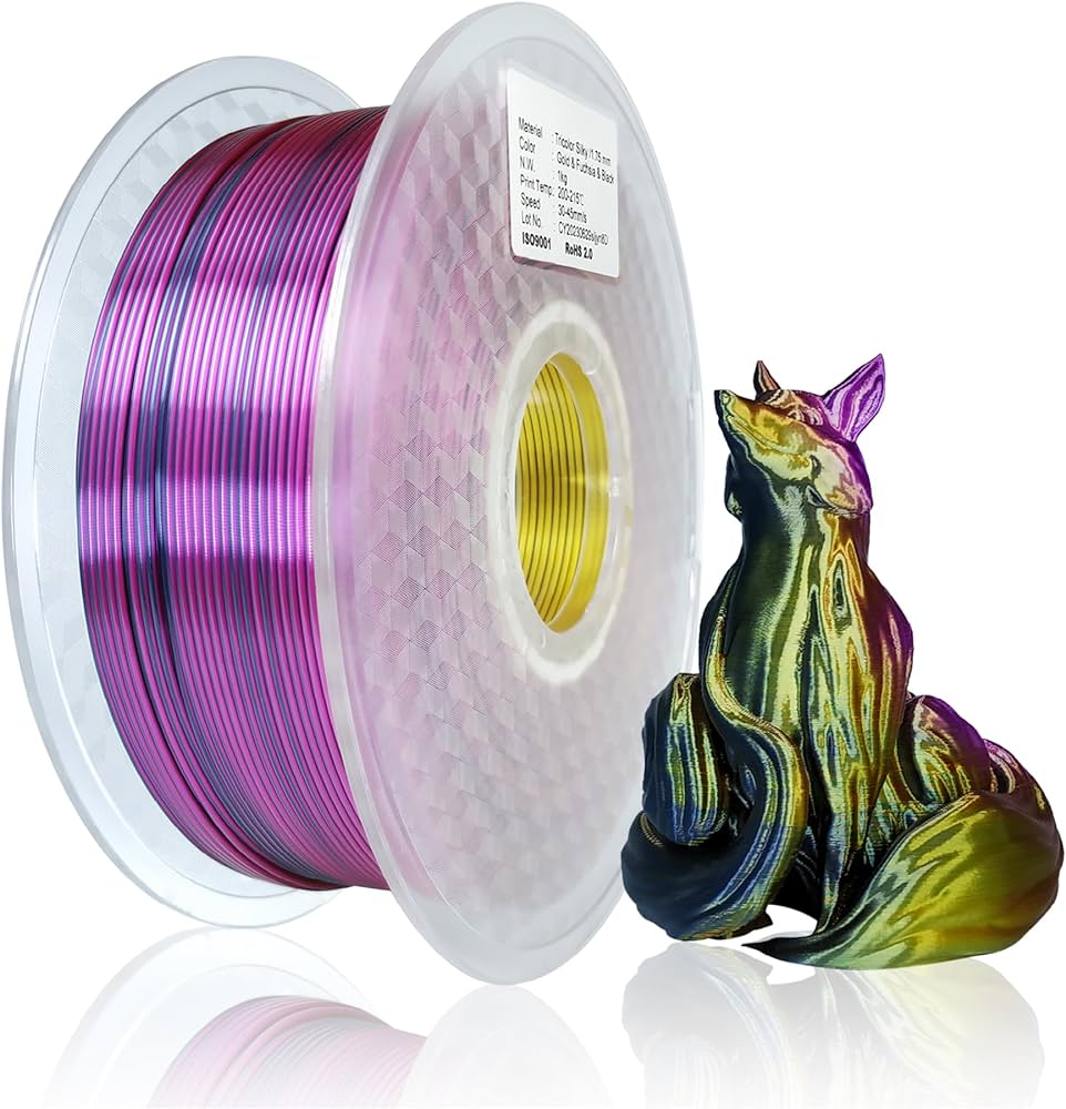 فلمنت الطباعة ثلاثية الأبعاد ثنائي اللون - Dual Color 3D Printing PLA Filament - Image 4