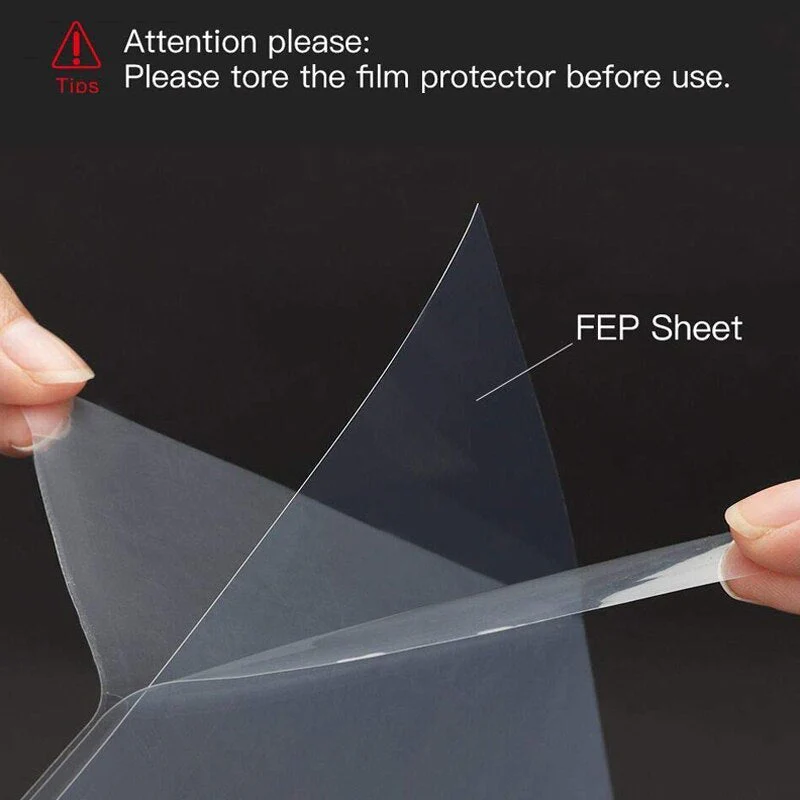 الطبقة الشفافة الخاصة بطابعات الرزن قياسات متعددة FEP Film for SLA/DLP (حزمة عدد 2) - Image 2