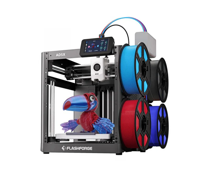 طابعة Flashforge AD5X ثلاثية الأبعاد متعددة الألوان، عالية السرعة - Image 8