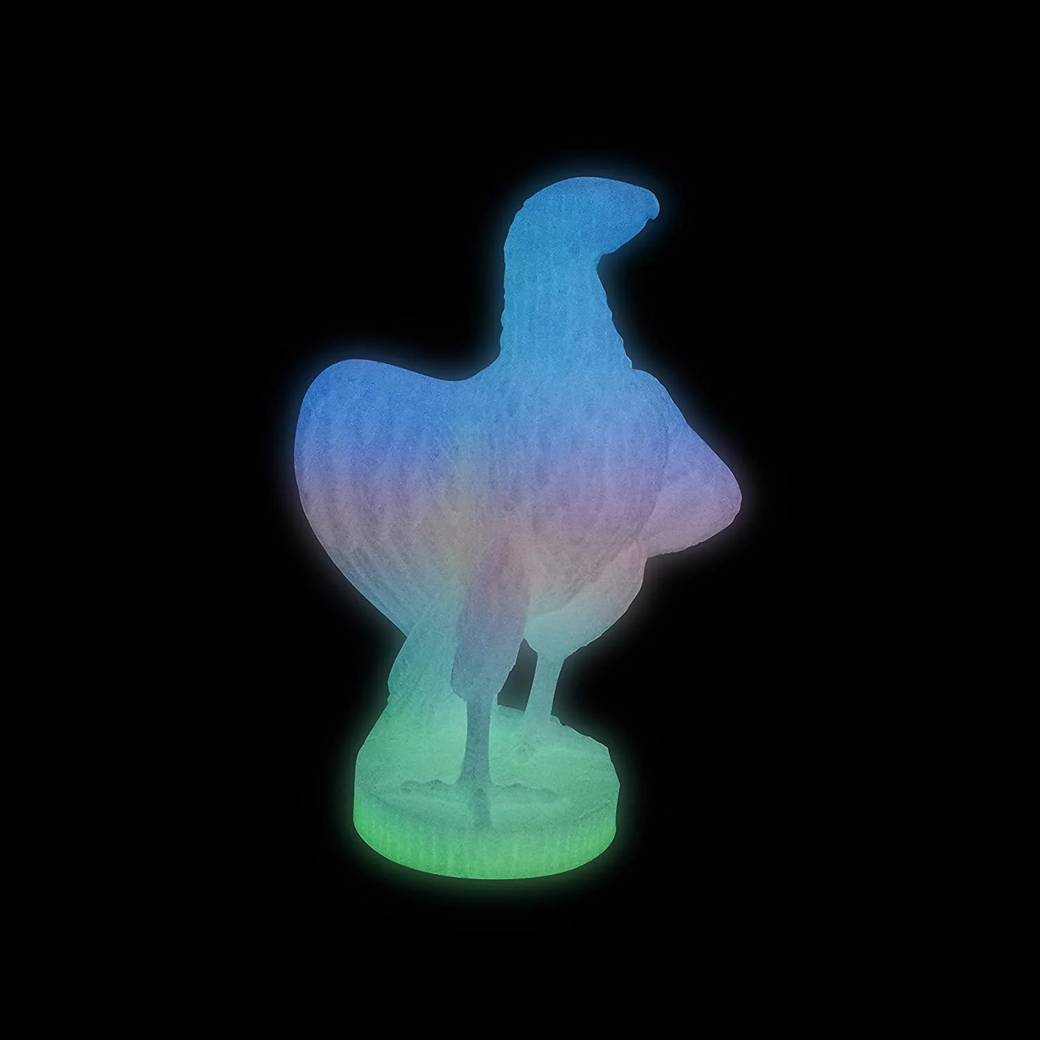 فلمنت متعدد الألوان مضيء في الظلام- PLA Rainbow Glow in the dark Filament - Image 3