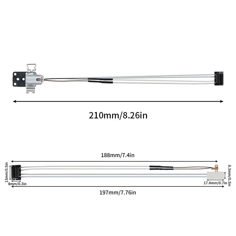 مجموعة رأس الطباعة لطابعات - Hotend Heating Assembly - A1 Series - Image 3