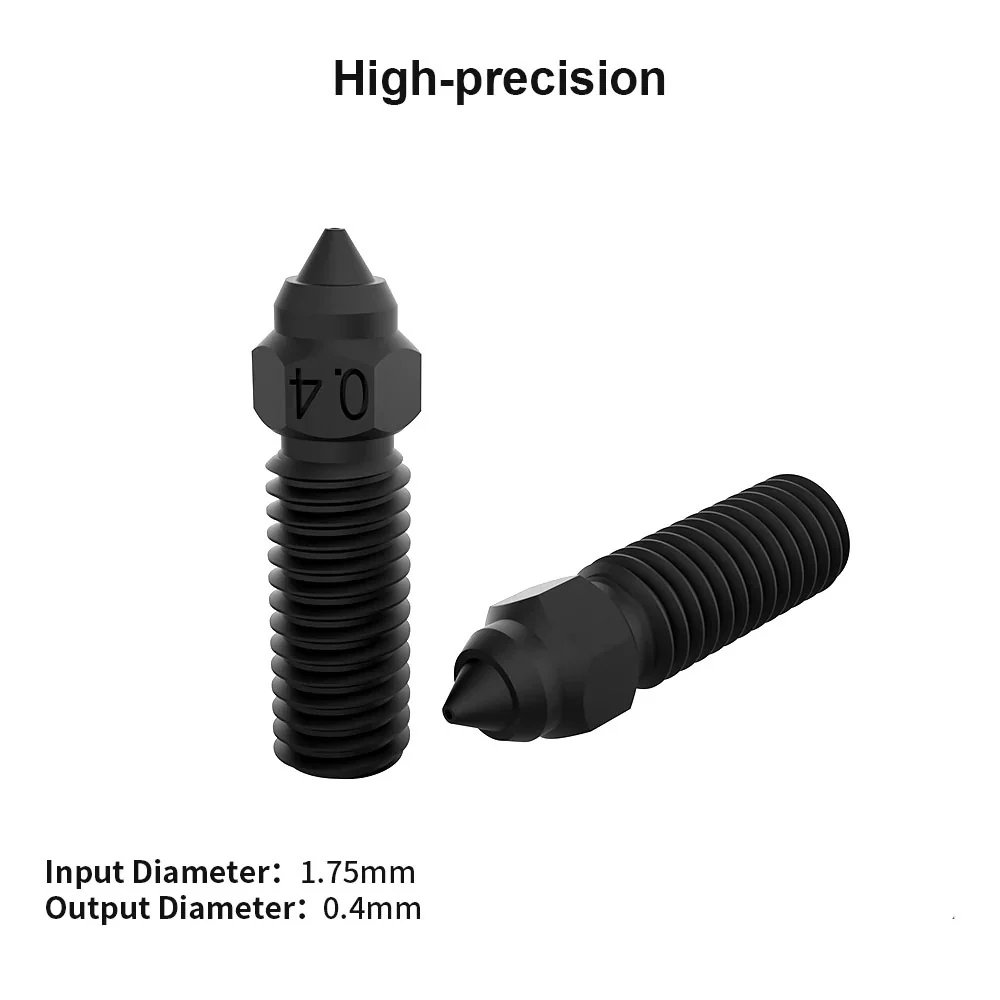 نوزل الطباعة مصنوع من الفولاذ المقسى K1 قياس 0.4 ملم (Hardened Steel) - Image 2