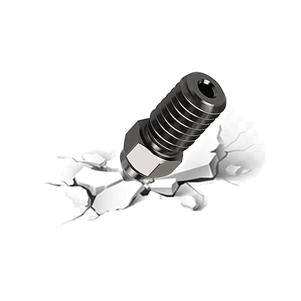 نوزل الطباعة من الفولاذ المقسى M6 High Speed قياس 0.4 ملم (Hardened Steel) - Image 4