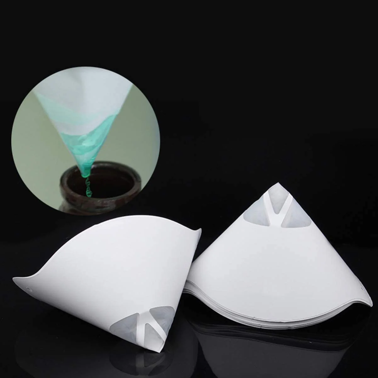 فلتر ورقي 10 قطع للرزين Resin paper filter - Image 6