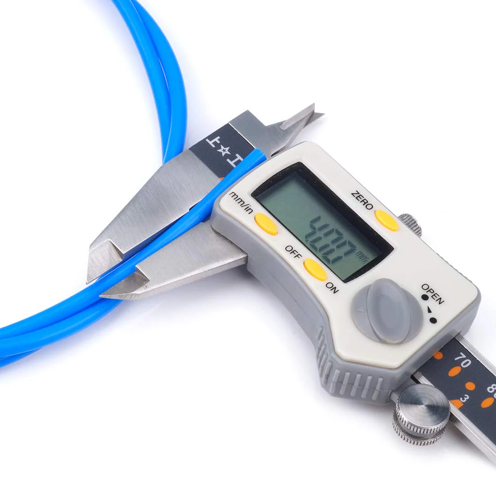 Teflon PTFE Tube أنبوب الفلمنت 1 متر لون أزرق - Image 4