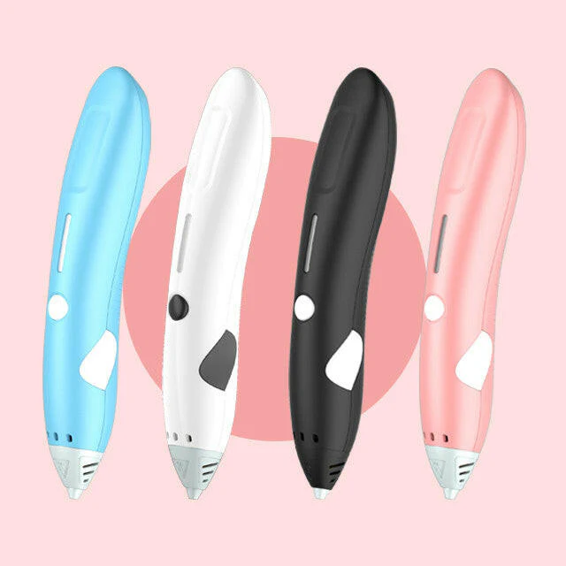 3D Pen قلم الرسم ثلاثي الأبعاد للأطفال منخفض الحرارة - يعمل بالشحن - Image 6