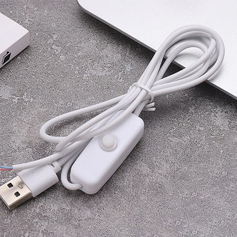 كيبل USB بطول 1.5 متر مع زر تشغيل/إيقاف - Image 5