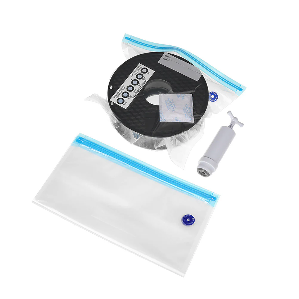 أكياس تخزين الفلمنت القابلة للتفريغ من الهواء - حزمة 12 كيس مع أداة سحب الهواء  Filament Vacuum bags - Image 4