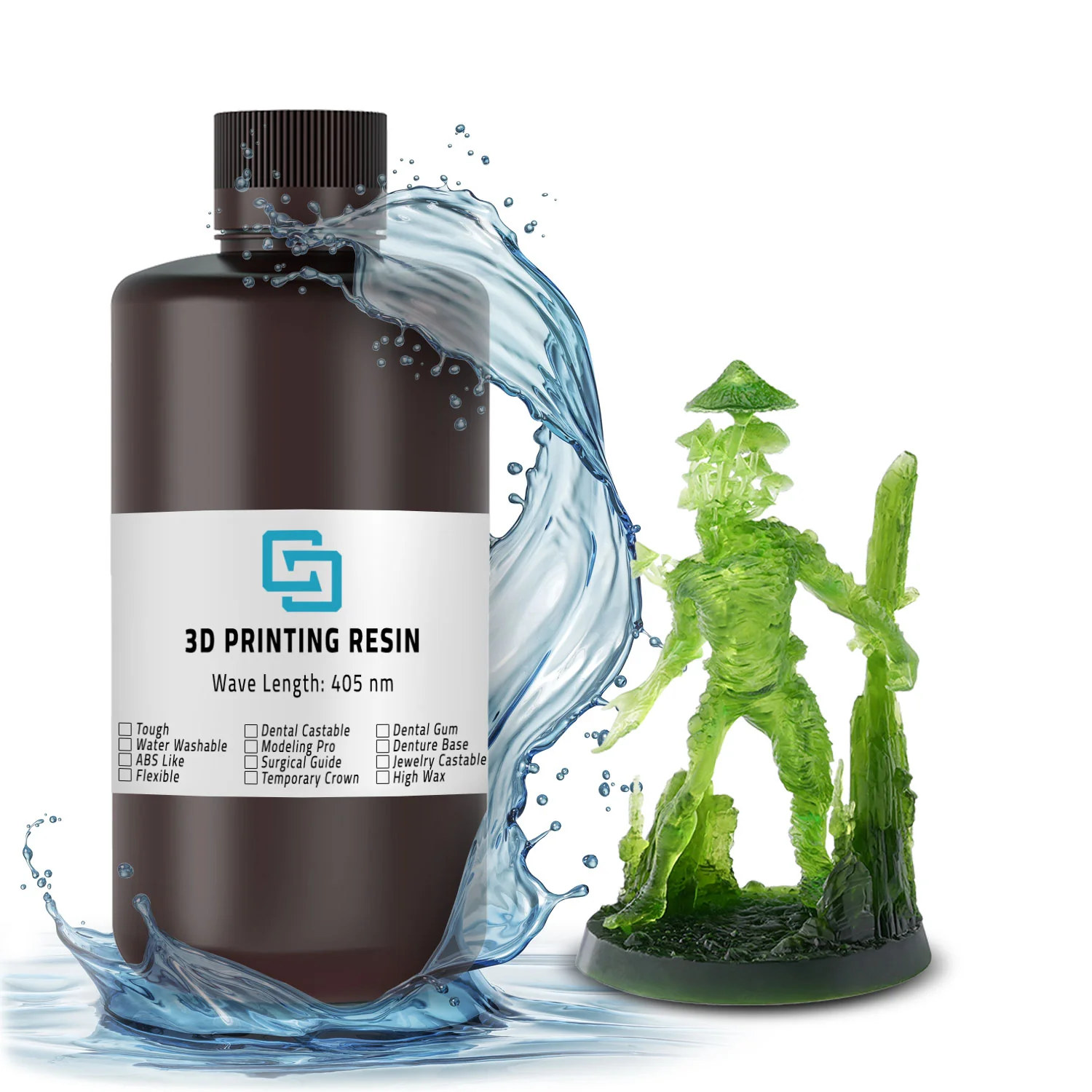 رزين الطباعة ثلاثية الأبعاد قابل للغسل بالماء (Water Washable) - Image 10