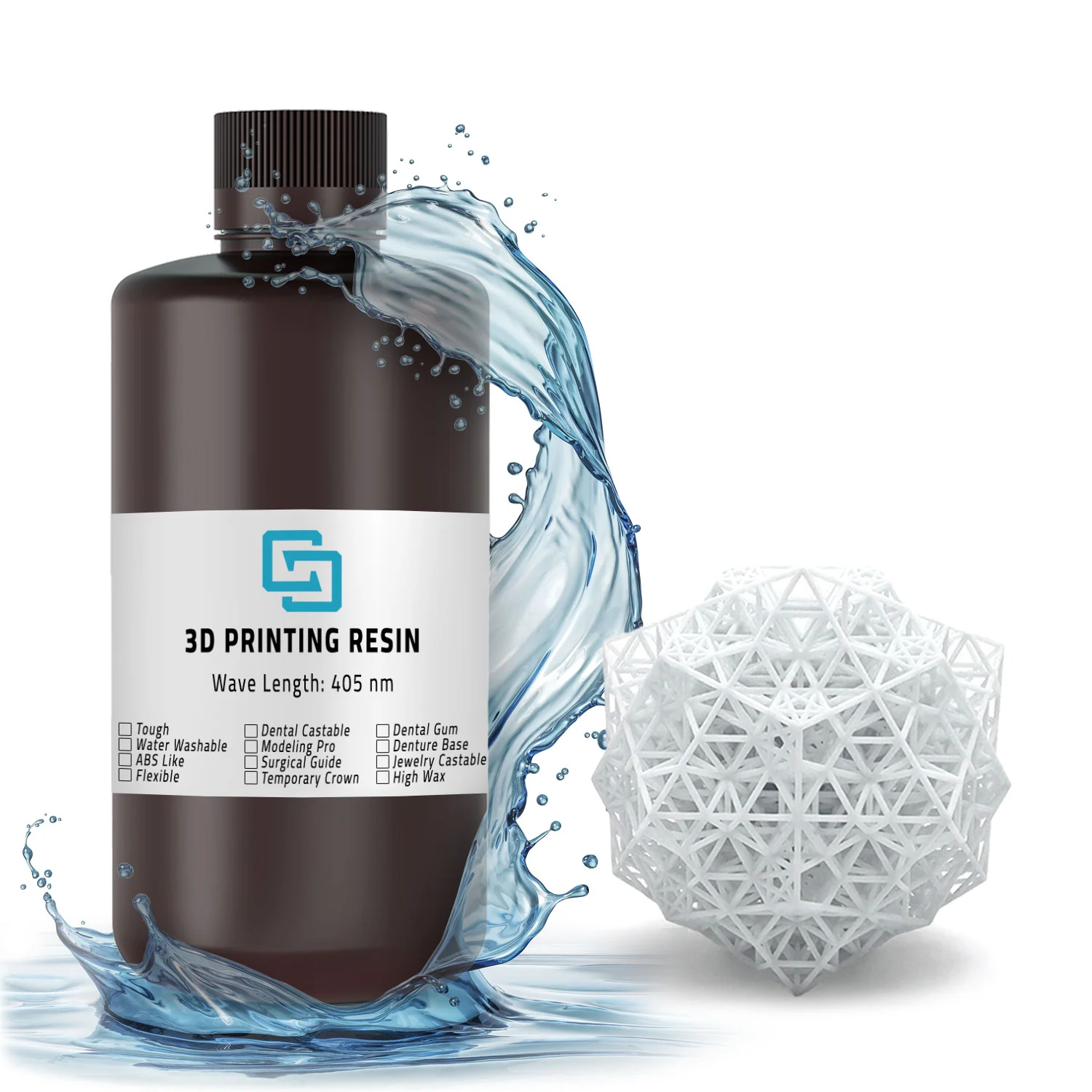 رزين الطباعة ثلاثية الأبعاد قابل للغسل بالماء (Water Washable) - Image 4