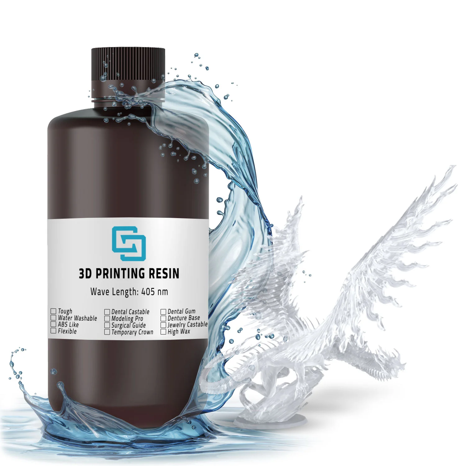 رزين الطباعة ثلاثية الأبعاد قابل للغسل بالماء (Water Washable) - Image 5