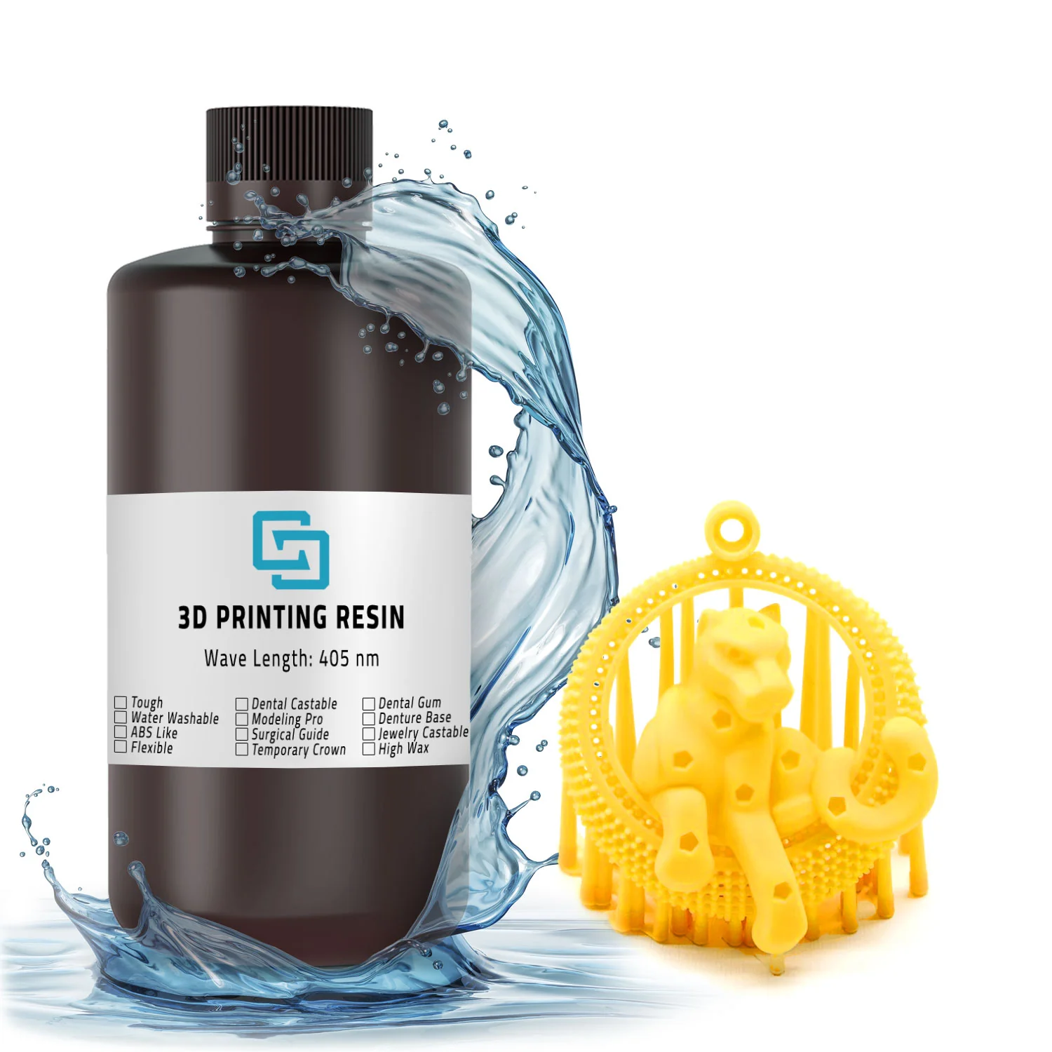 رزين الطباعة ثلاثية الأبعاد قابل للغسل بالماء (Water Washable) - Image 7
