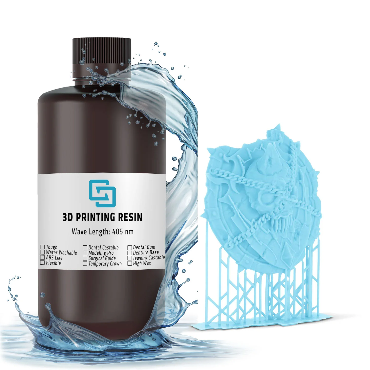 رزين الطباعة ثلاثية الأبعاد قابل للغسل بالماء (Water Washable) - Image 8