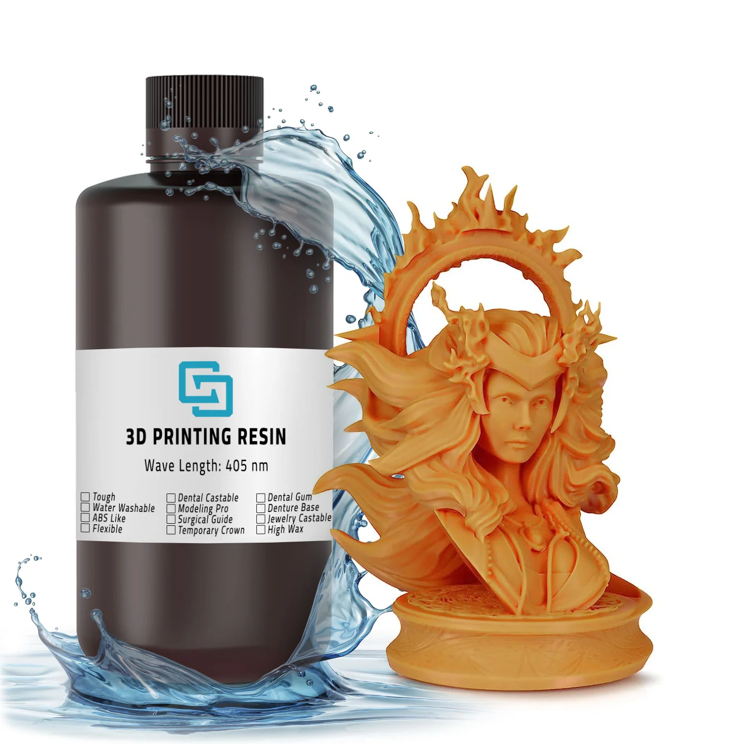 رزين الطباعة ثلاثية الأبعاد قابل للغسل بالماء (Water Washable) - Image 9